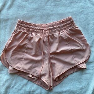 CLOSET CLEAN OUT 90 Degree By Reflex Light Pink Athletic Running Shorts